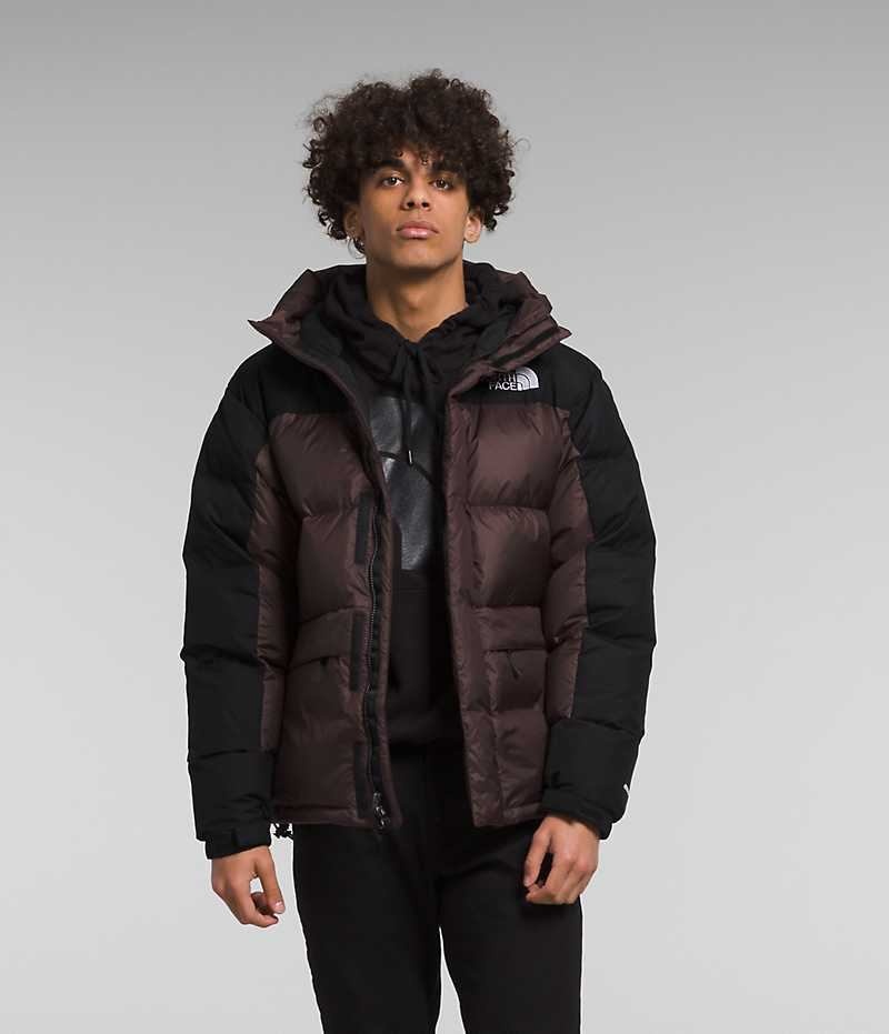 Burgundy / Black Men\'s The North Face HMLYN Down Coat | DUBLIN XHFJ