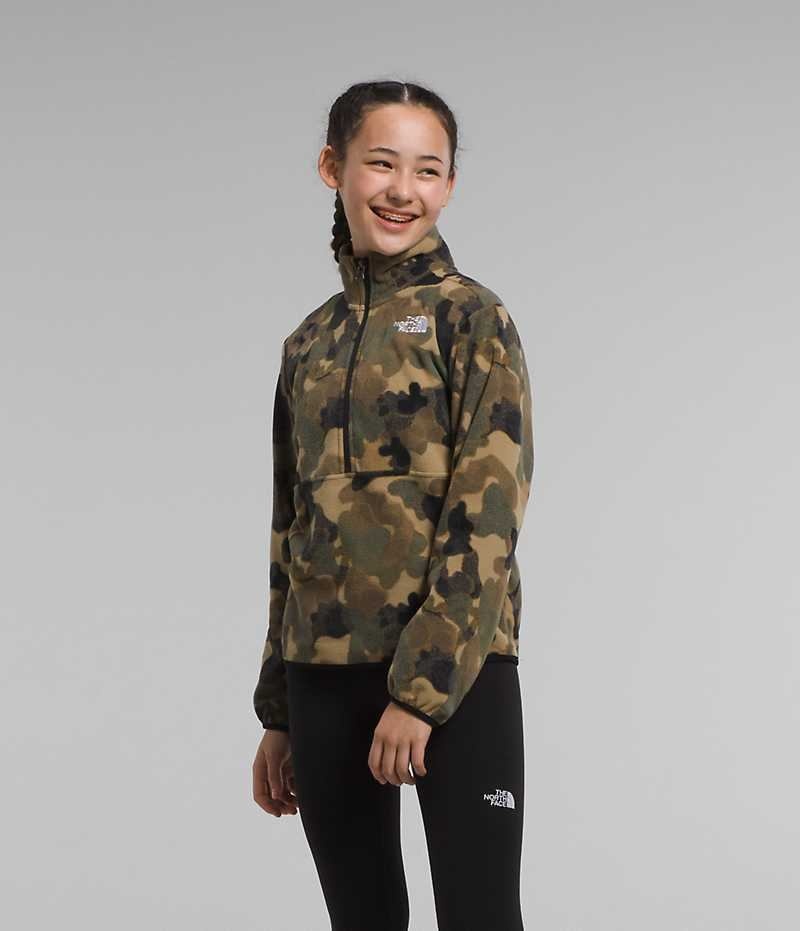 Camo Girls\'\' The North Face Glacier ¼-Zip Pullover | IRELAND JELU