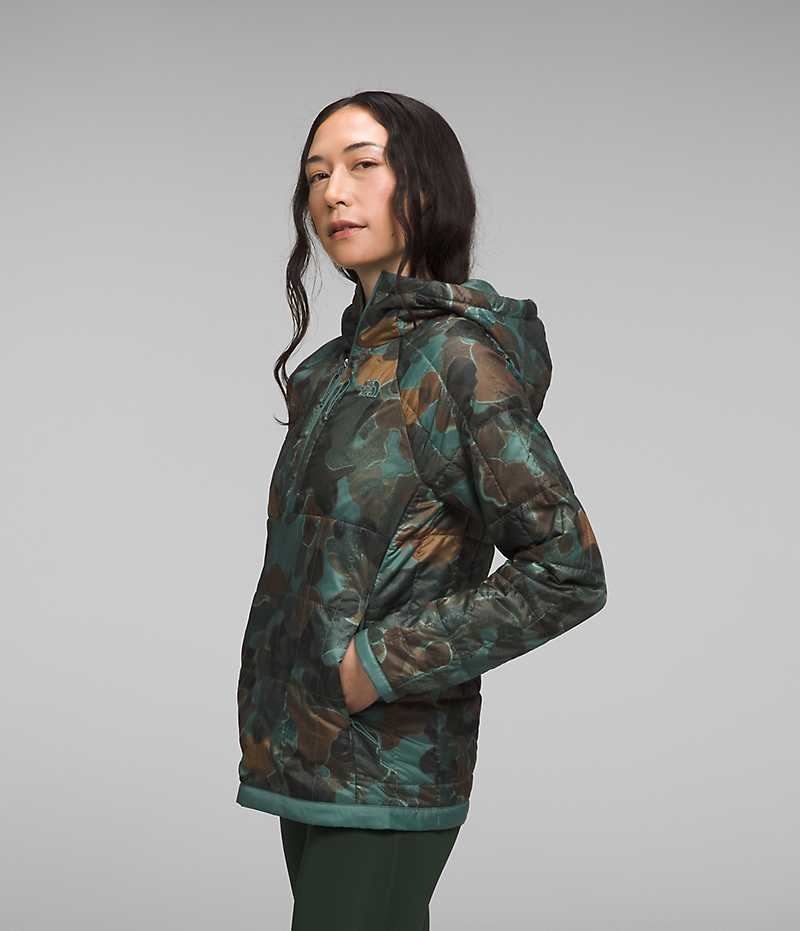 Camo Women's The North Face Circaloft ¼-Zip Pullover Puffer Jacket | DUBLIN ORYF