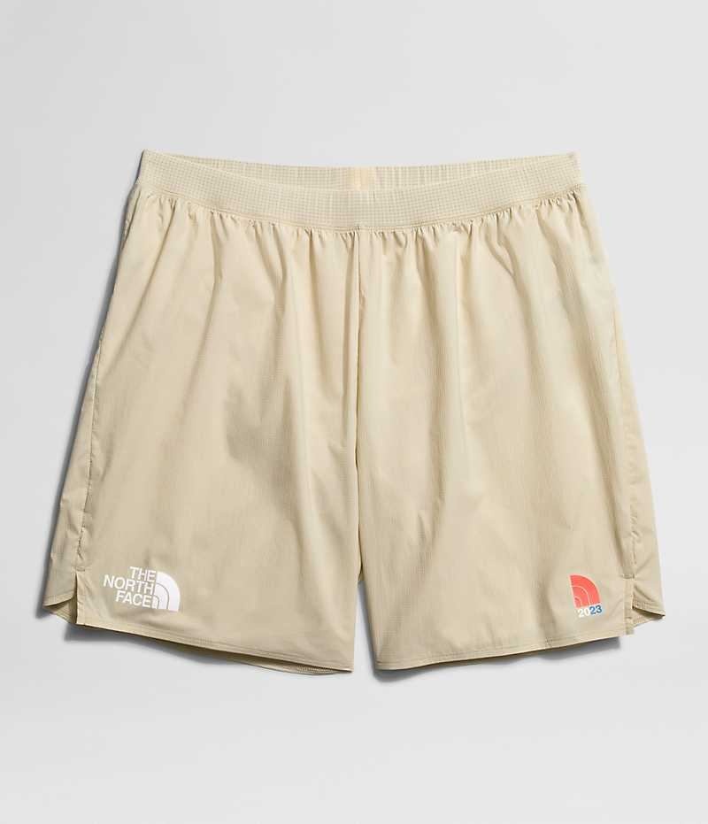 Cream Men's The North Face Summit Series Pacesetter Run Brief Shorts | IRELAND NYOP