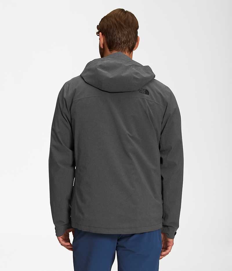 Dark Grey Men's The North Face ThermoBall™ Eco Triclimate® Insulated Jacket | DUBLIN LQDT