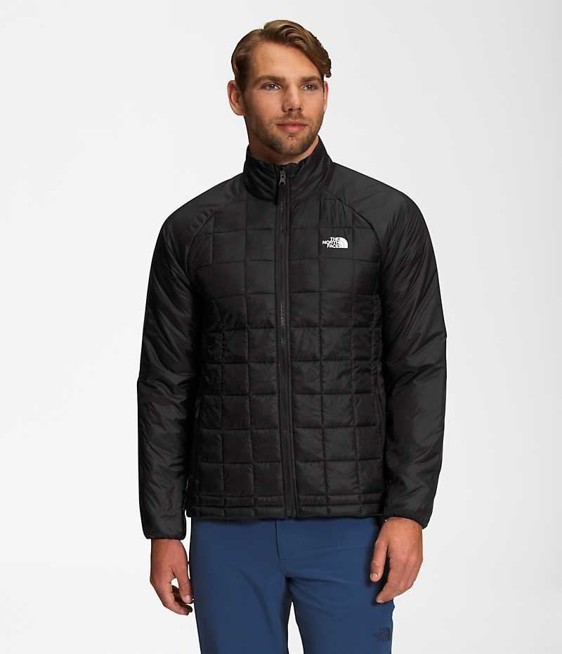 Dark Grey Men's The North Face ThermoBall™ Eco Triclimate® Insulated Jacket | DUBLIN LQDT