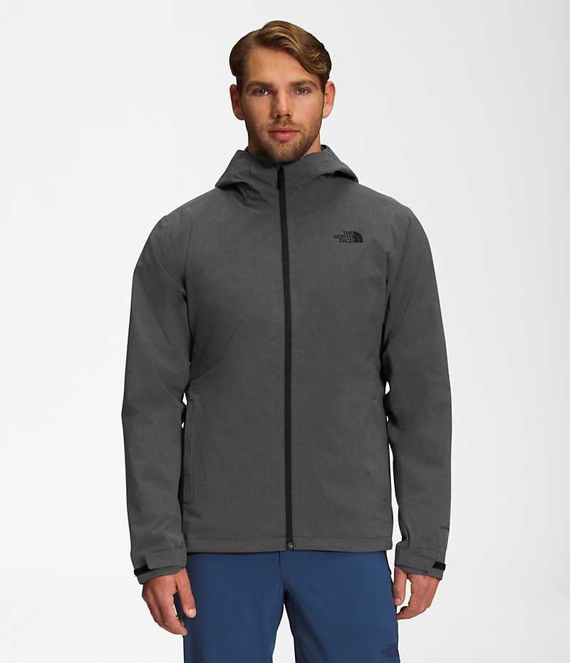 Dark Grey Men\'s The North Face ThermoBall™ Eco Triclimate® Insulated Jacket | DUBLIN LQDT