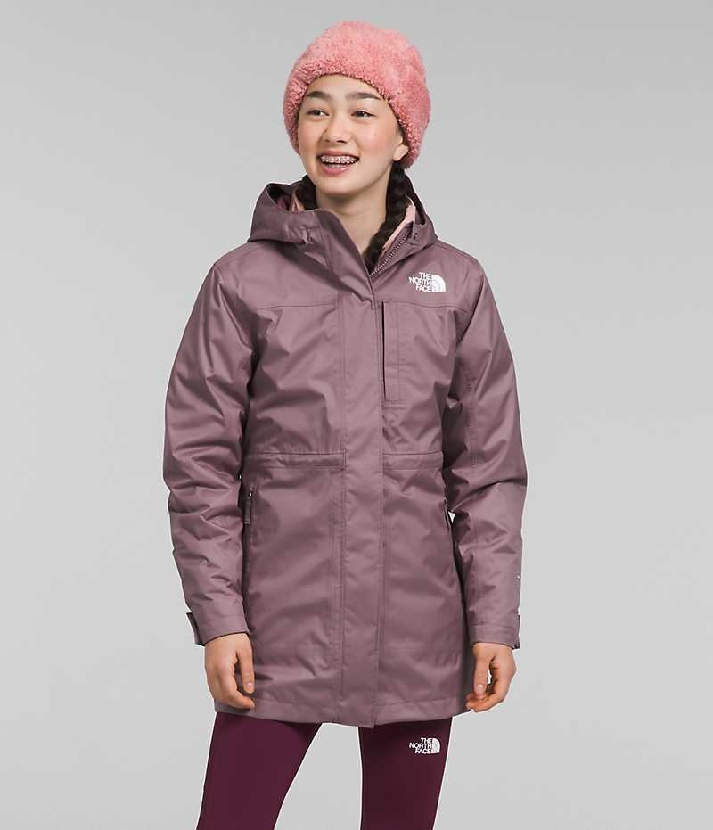 Fuchsia Girls\'\' The North Face North Triclimate® Puffer Jacket | DUBLIN XAOI