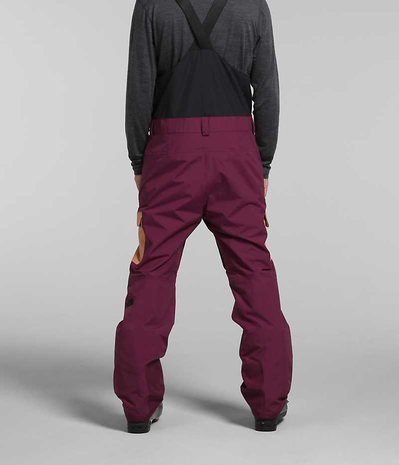 Fuchsia Men's The North Face Freedom Bib Pants | DUBLIN BAHE