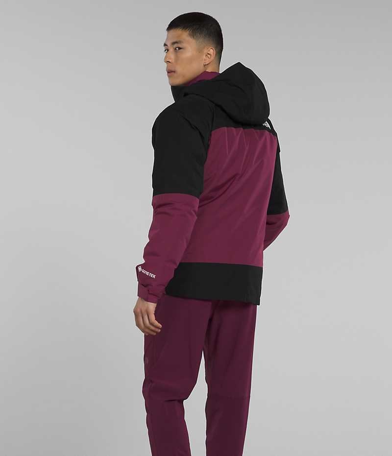 Fuchsia Men's The North Face Mountain Light Triclimate® GTX Hooded Jacket | DUBLIN ONIZ