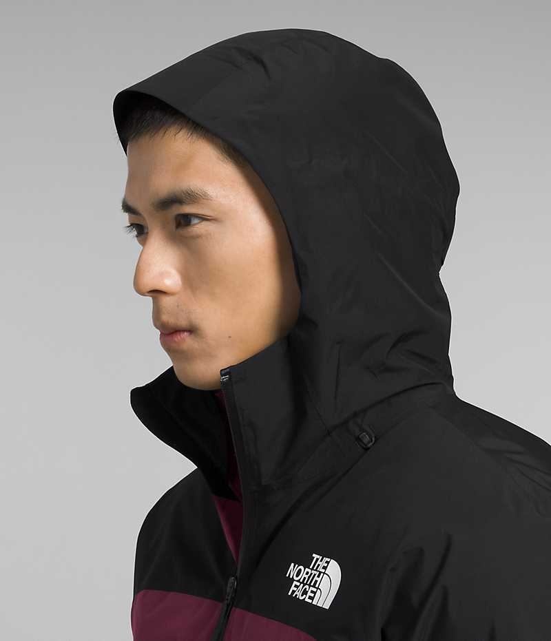 Fuchsia Men's The North Face Mountain Light Triclimate® GTX Hooded Jacket | DUBLIN ONIZ