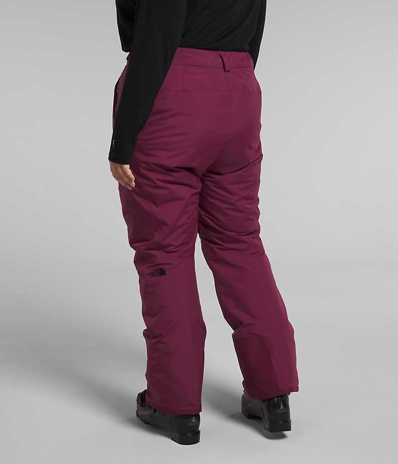 Fuchsia Women's The North Face Plus Freedom Insulated Pants | DUBLIN DRTK