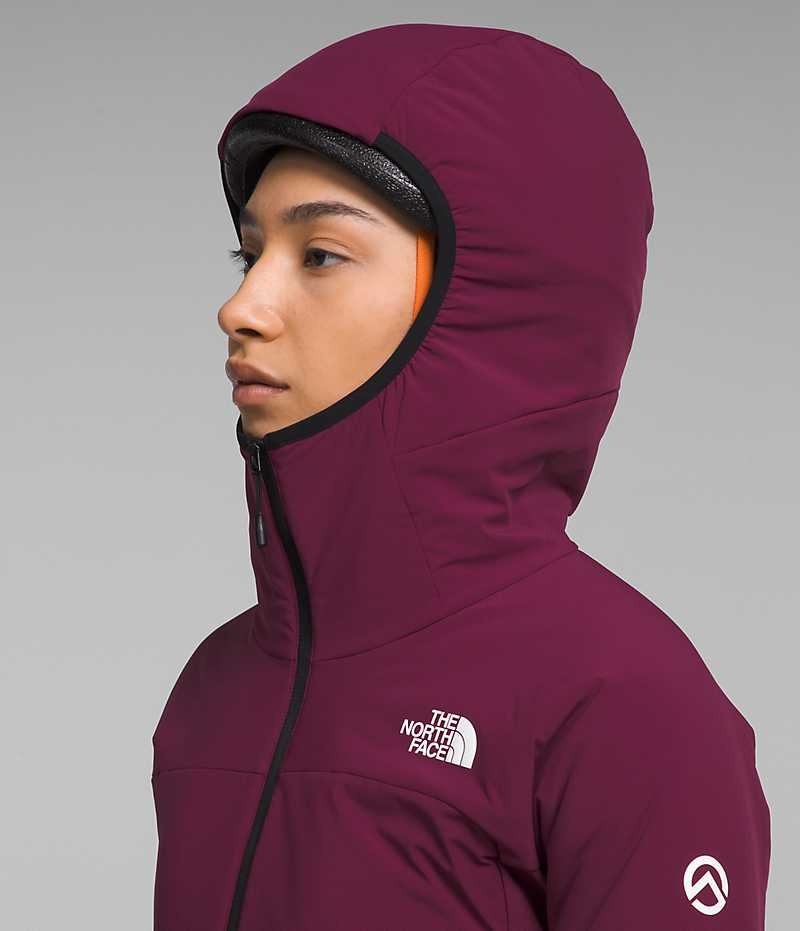 Fuchsia Women's The North Face Summit Series Casaval Hoodie Hybrid Jacket | IRELAND BULQ