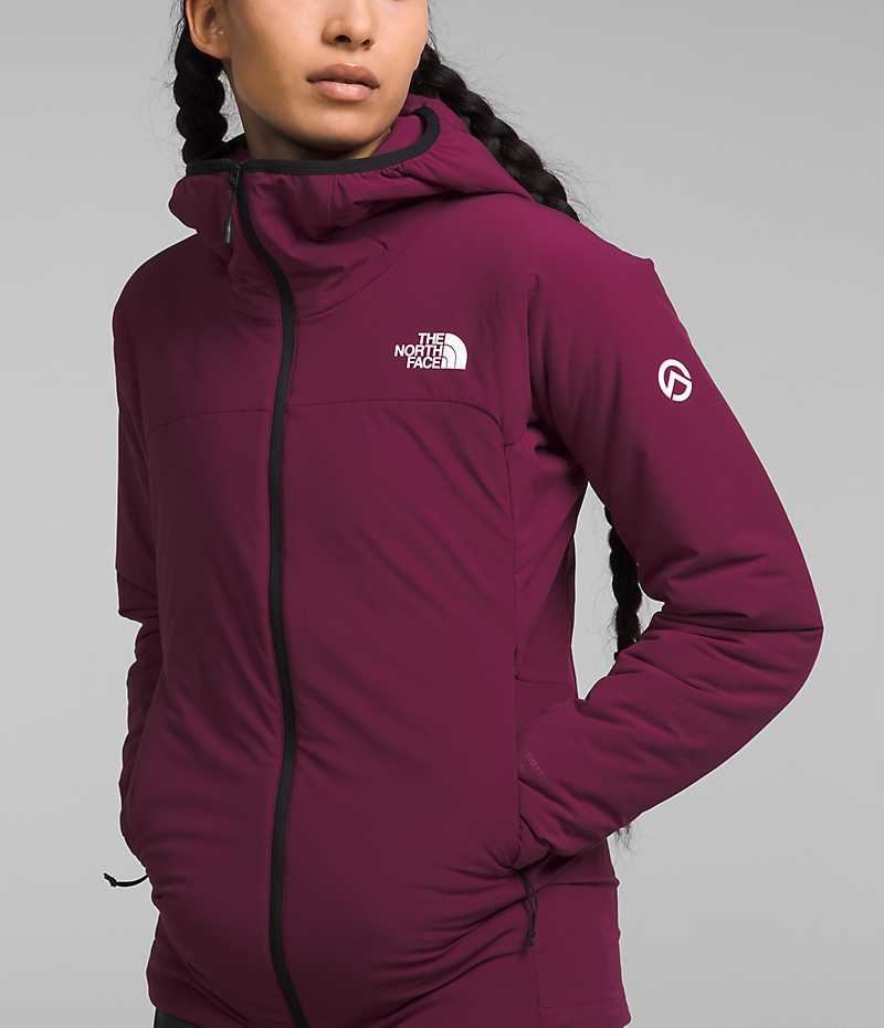 Fuchsia Women\'s The North Face Summit Series Casaval Hoodie Hybrid Jacket | IRELAND BULQ