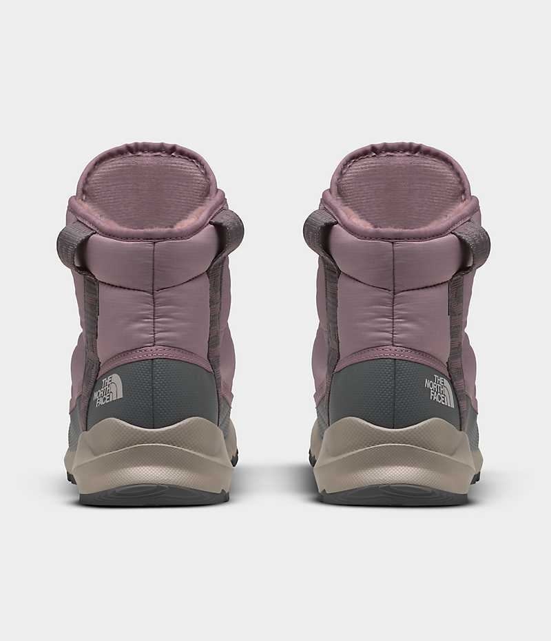 Fuchsia Women's The North Face ThermoBall™ Lace Up Luxe Waterproof Winter Boots | DUBLIN OWTJ