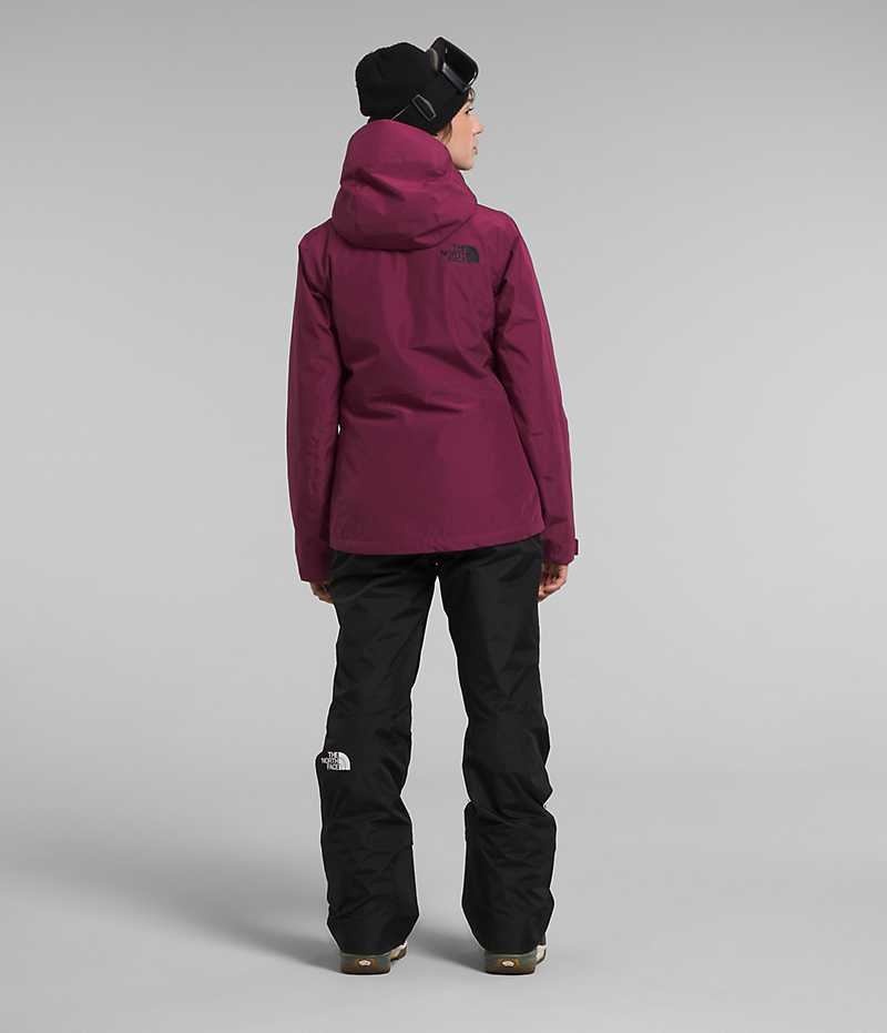 Fuchsia Women's The North Face ThermoBall™ Eco Snow Triclimate® Insulated Jacket | IRELAND BCYN