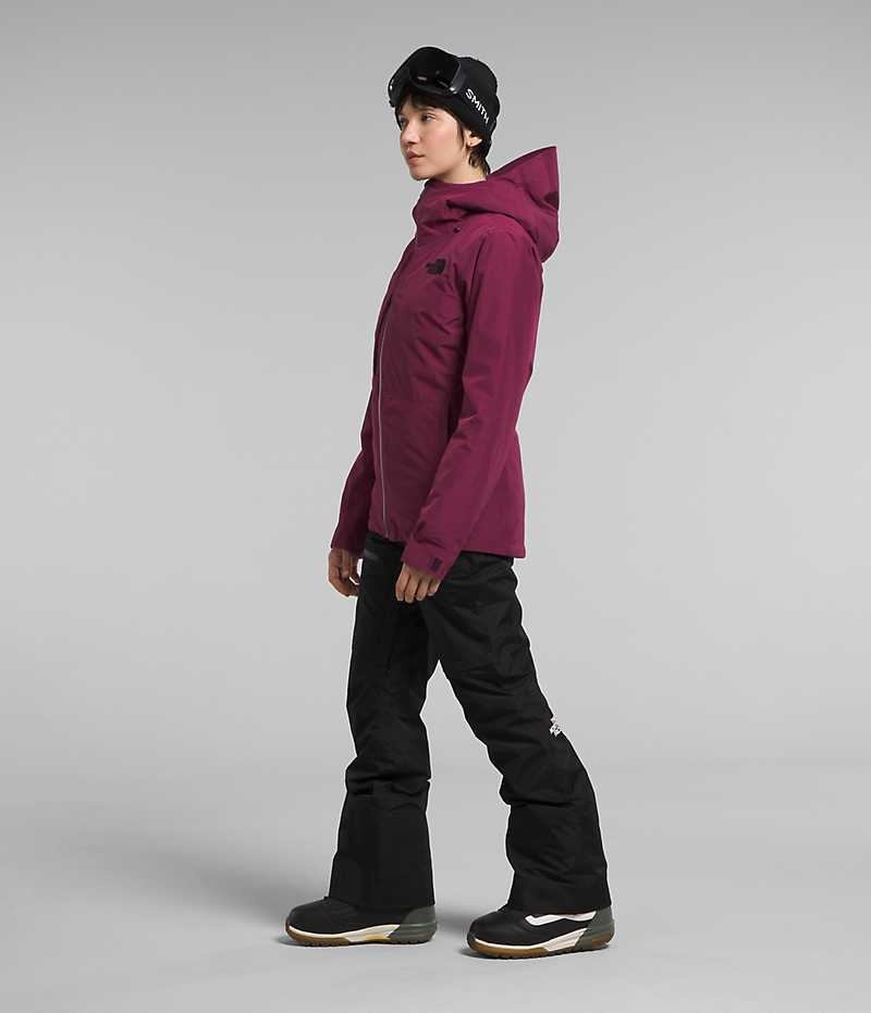 Fuchsia Women's The North Face ThermoBall™ Eco Snow Triclimate® Insulated Jacket | IRELAND BCYN