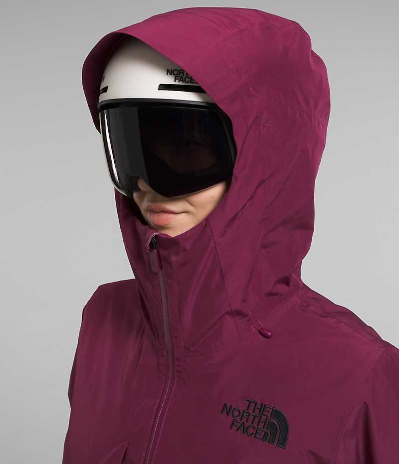 Fuchsia Women's The North Face ThermoBall™ Eco Snow Triclimate® Insulated Jacket | IRELAND BCYN