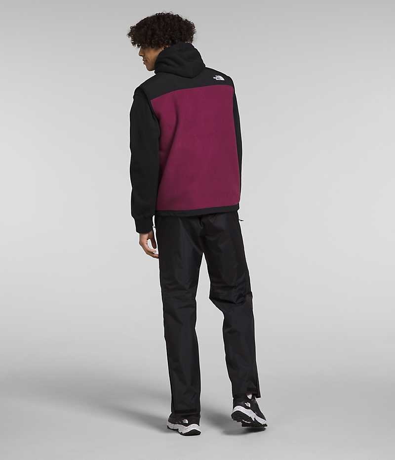 Fuchsia / Black Men's The North Face Denali Vest | DUBLIN ASMJ