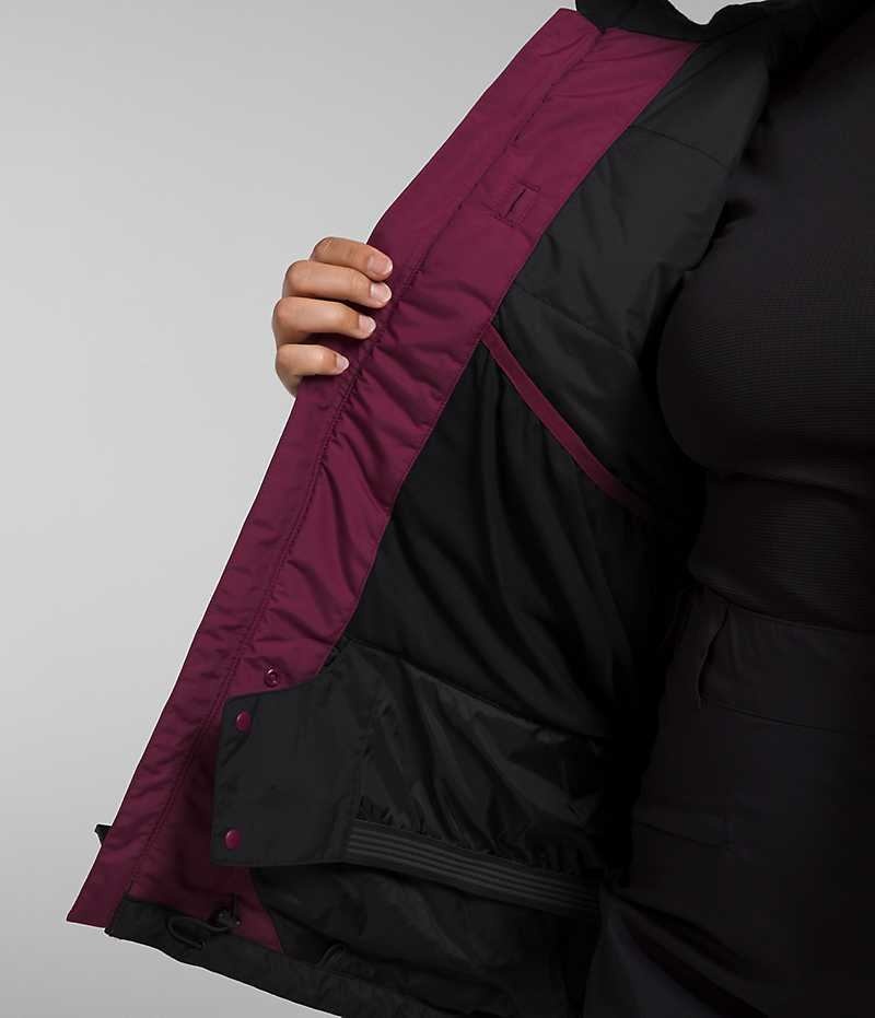 Fuchsia / Black Women's The North Face Plus Freedom Insulated Jacket | IRELAND OXAR