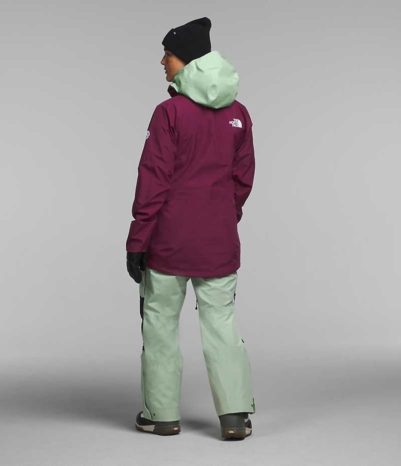 Fuchsia / Mint Women's The North Face Summit Series Verbier GTX Insulated Jacket | DUBLIN AQPG