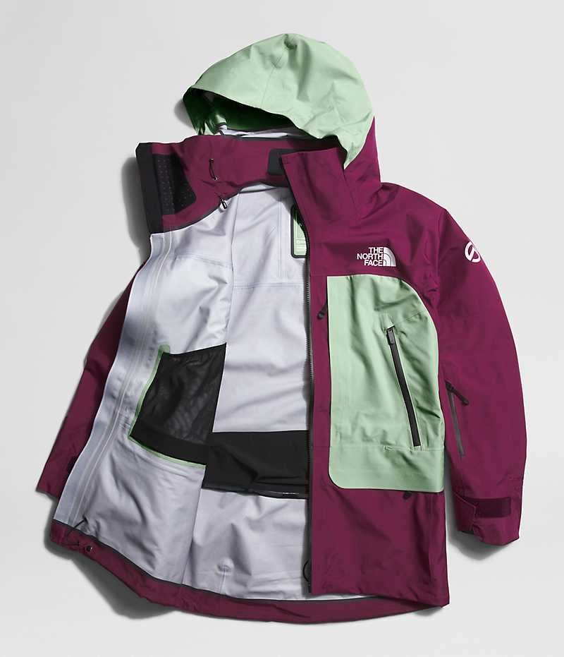 Fuchsia / Mint Women's The North Face Summit Series Verbier GTX Insulated Jacket | DUBLIN AQPG