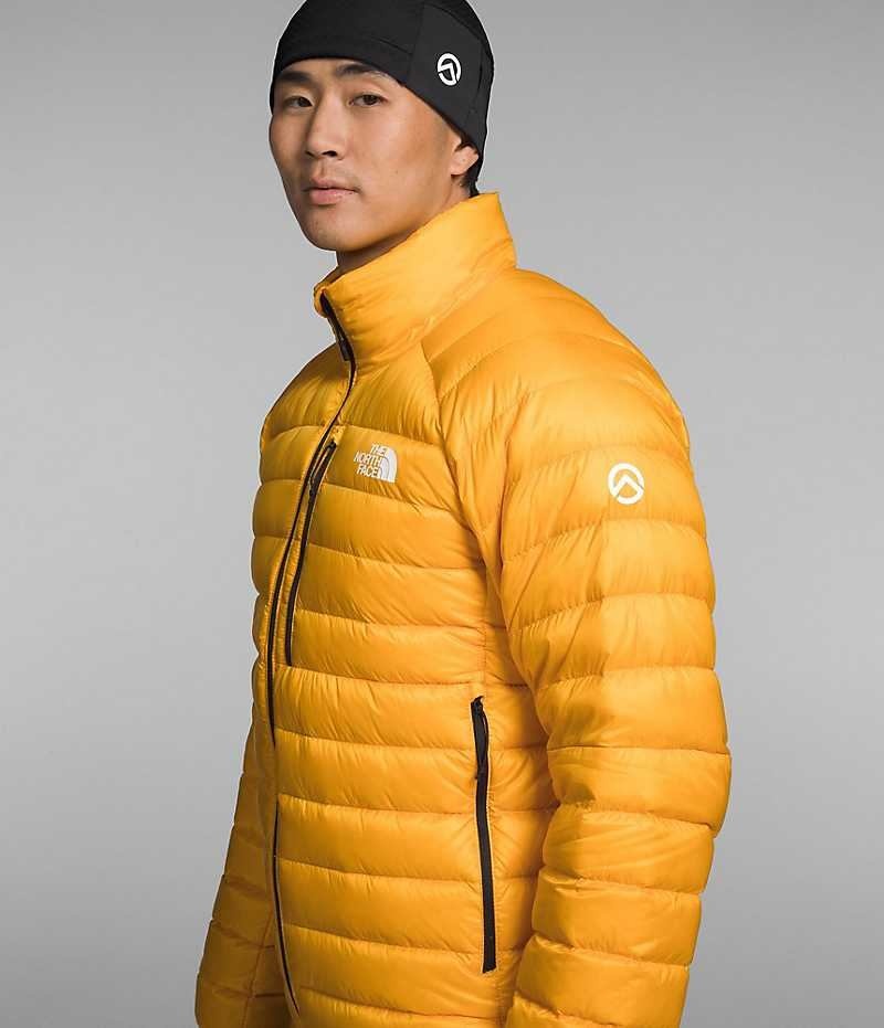 Gold Men\'s The North Face Summit Breithorn Puffer Jacket | DUBLIN LWGN