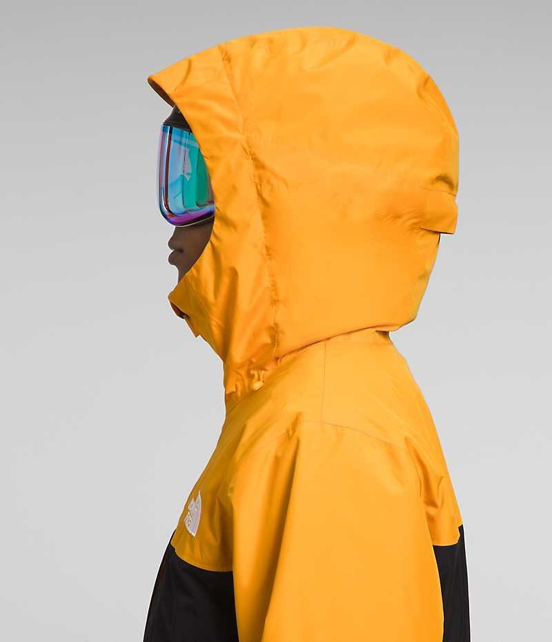 Gold / Black Men's The North Face ThermoBall™ Eco Snow Triclimate® Hooded Jacket | DUBLIN PEGU