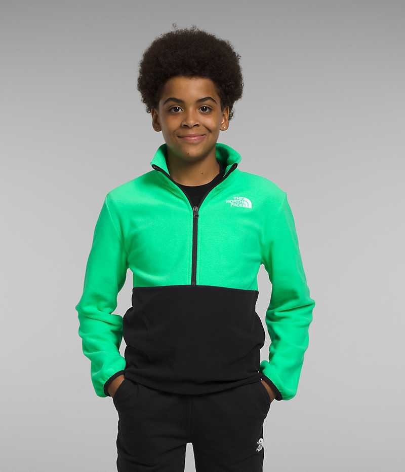 Green Boys\' The North Face Glacier ¼-Zip Pullover | IRELAND MXWC