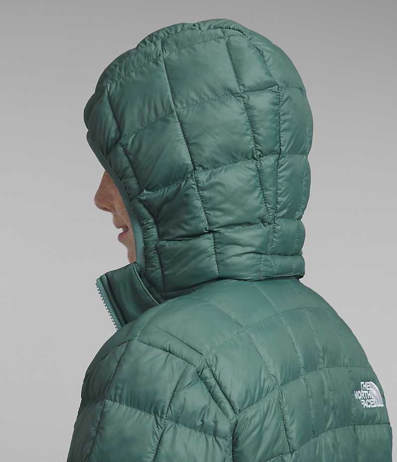 Green Boys' The North Face ThermoBall™ Hooded Puffer Jacket | IRELAND ULIW