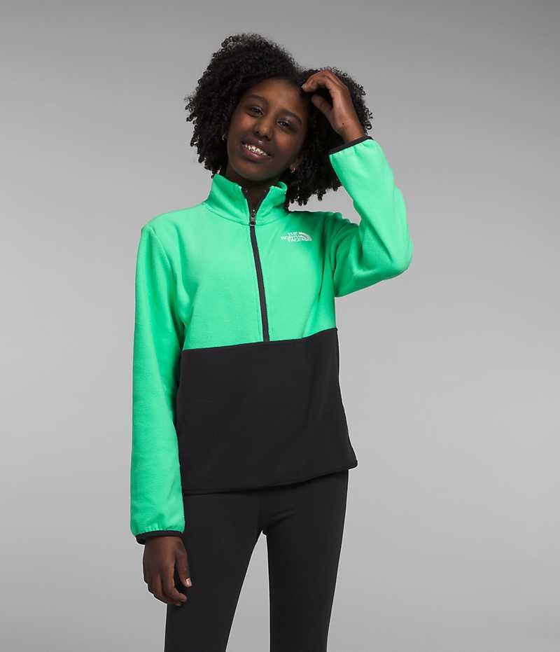 Green Girls\'\' The North Face Glacier ¼-Zip Pullover | DUBLIN BZOC