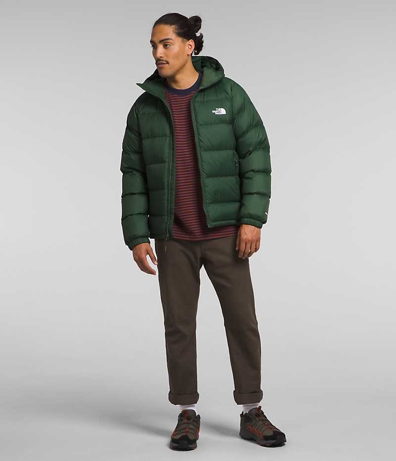 Green Men's The North Face Hydrenalite™ Hoodie Puffer Jacket | IRELAND ASLX