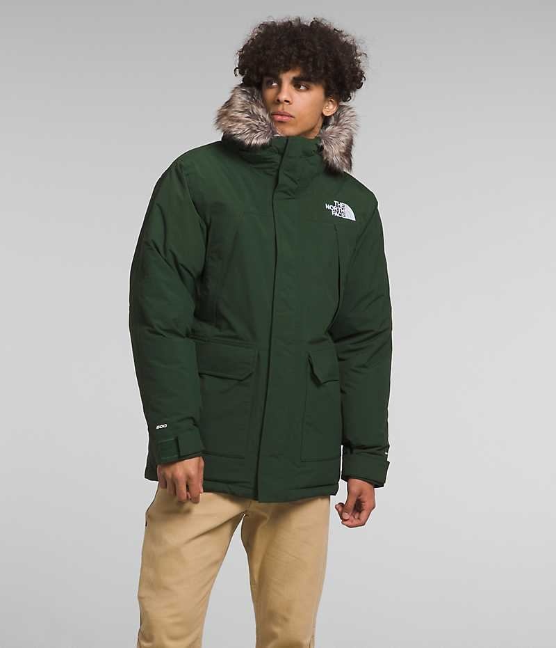 Green Men\'s The North Face McMurdo Coat | IRELAND AETR