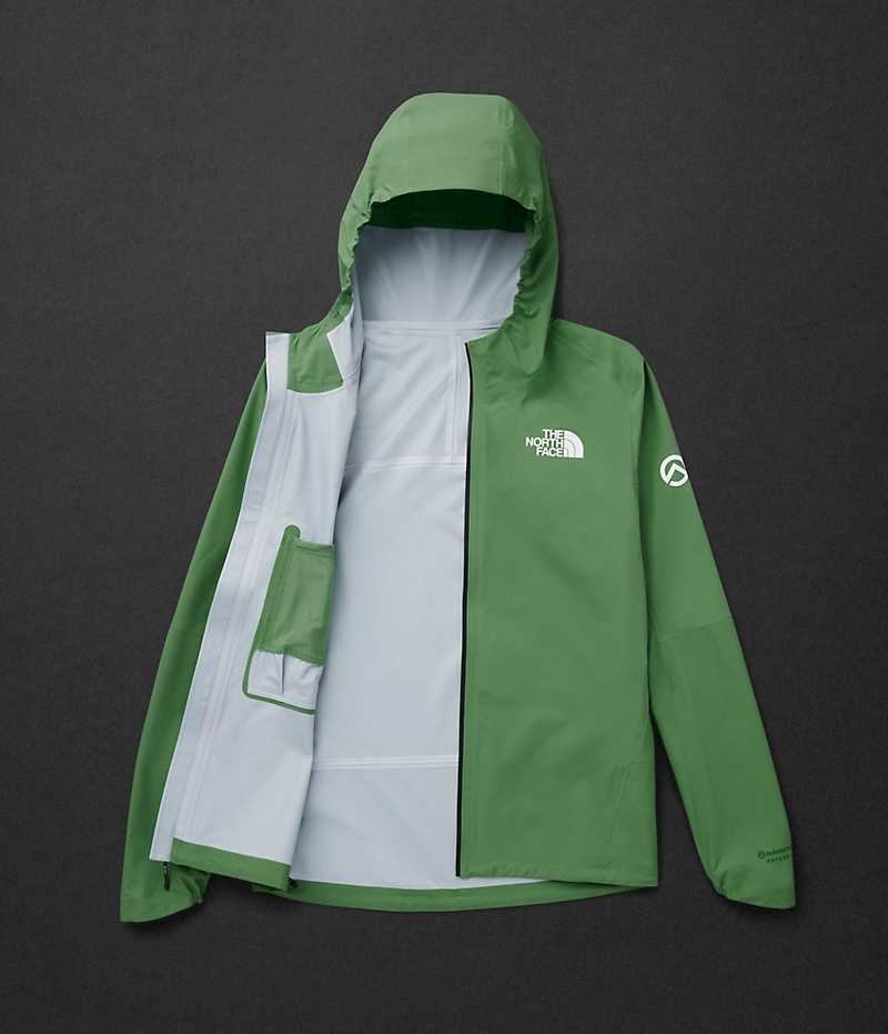 Green Men's The North Face Summit Series Superior FUTURELIGHT™ Rain Jacket | DUBLIN KYOG