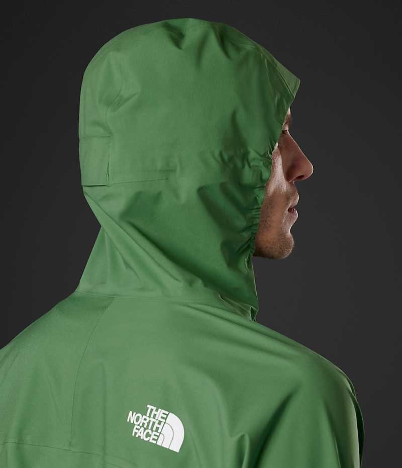 Green Men's The North Face Summit Series Superior FUTURELIGHT™ Rain Jacket | DUBLIN KYOG