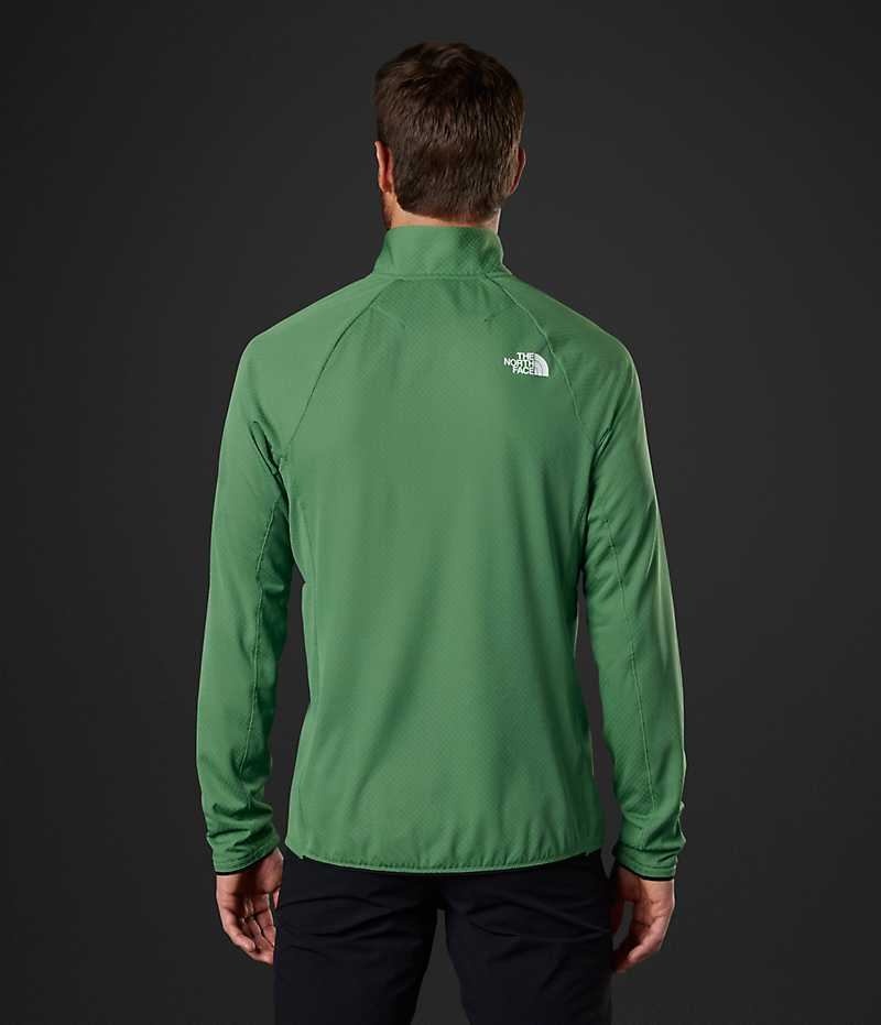 Green Men's The North Face Summit Series FUTUREFLEECE™ LT ½-Zip Pullover | IRELAND VLSJ