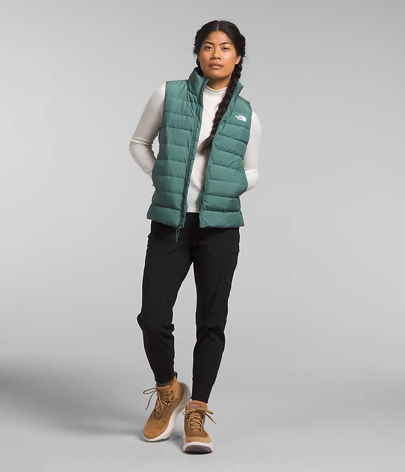 Green Women's The North Face Aconcagua 3 Vest | DUBLIN WHYC