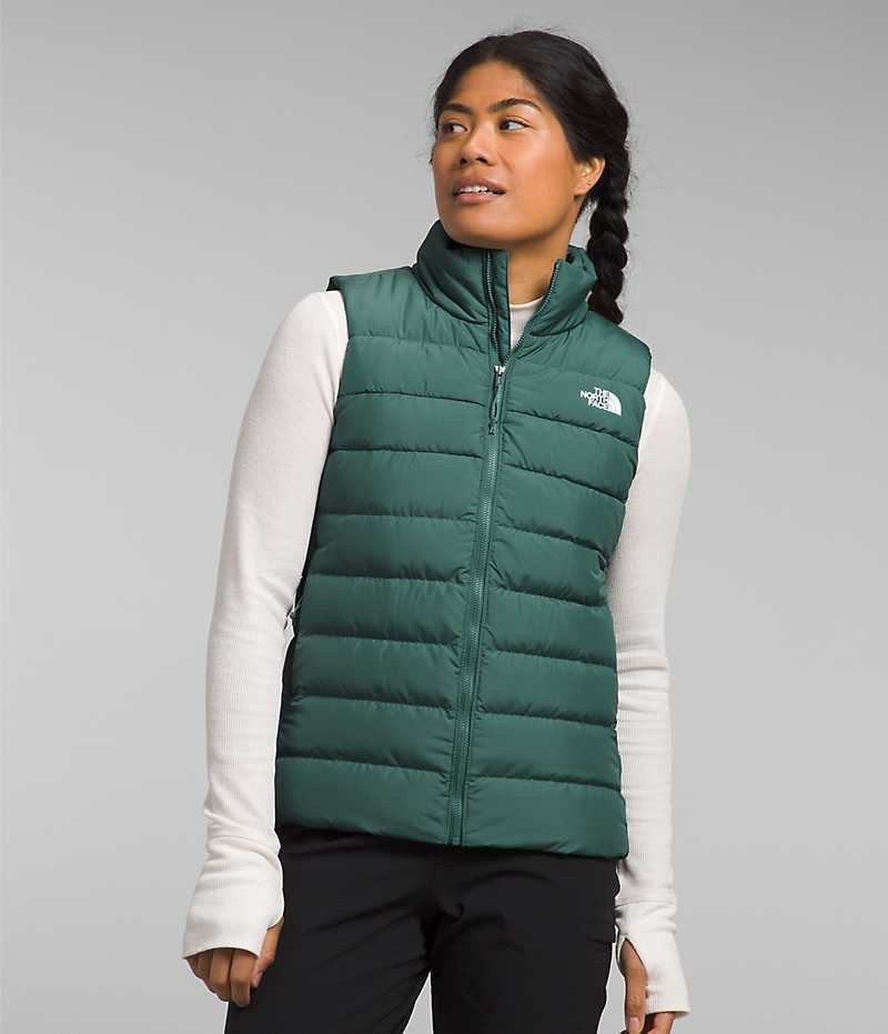 Green Women\'s The North Face Aconcagua 3 Vest | DUBLIN WHYC