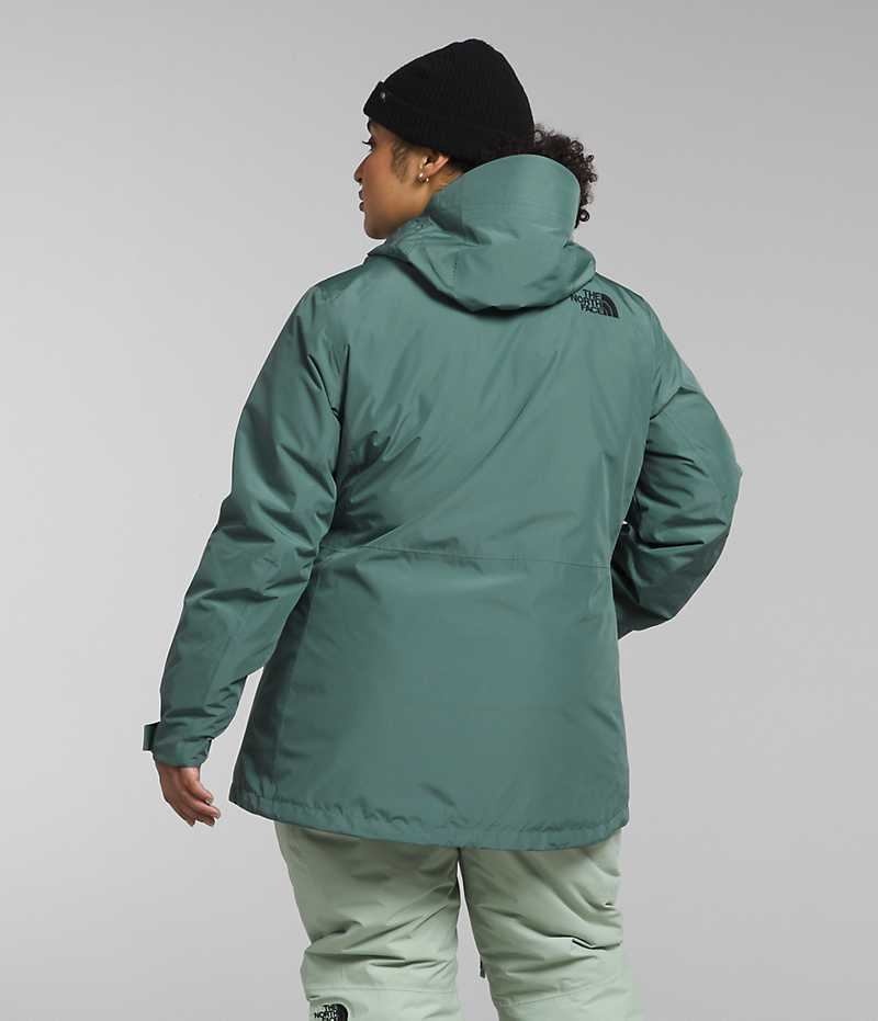 Green Women's The North Face Plus ThermoBall™ Eco Snow Triclimate® Insulated Jacket | DUBLIN SXDT