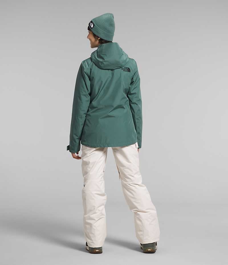 Green Women's The North Face ThermoBall™ Eco Snow Triclimate® Insulated Jacket | IRELAND MRIJ