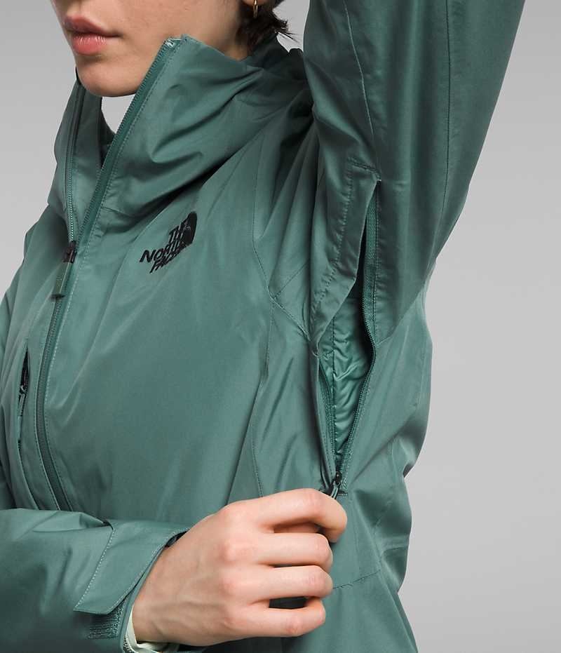 Green Women's The North Face ThermoBall™ Eco Snow Triclimate® Insulated Jacket | IRELAND MRIJ