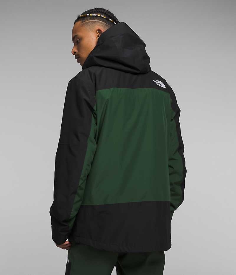 Green / Black Men's The North Face Clement Triclimate® Insulated Jacket | IRELAND MLAF