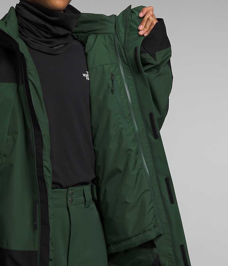 Green / Black Men's The North Face Clement Triclimate® Insulated Jacket | IRELAND MLAF