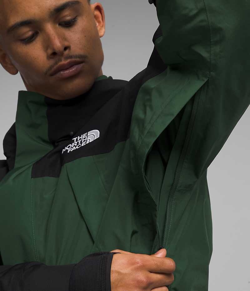 Green / Black Men's The North Face Clement Triclimate® Insulated Jacket | IRELAND MLAF