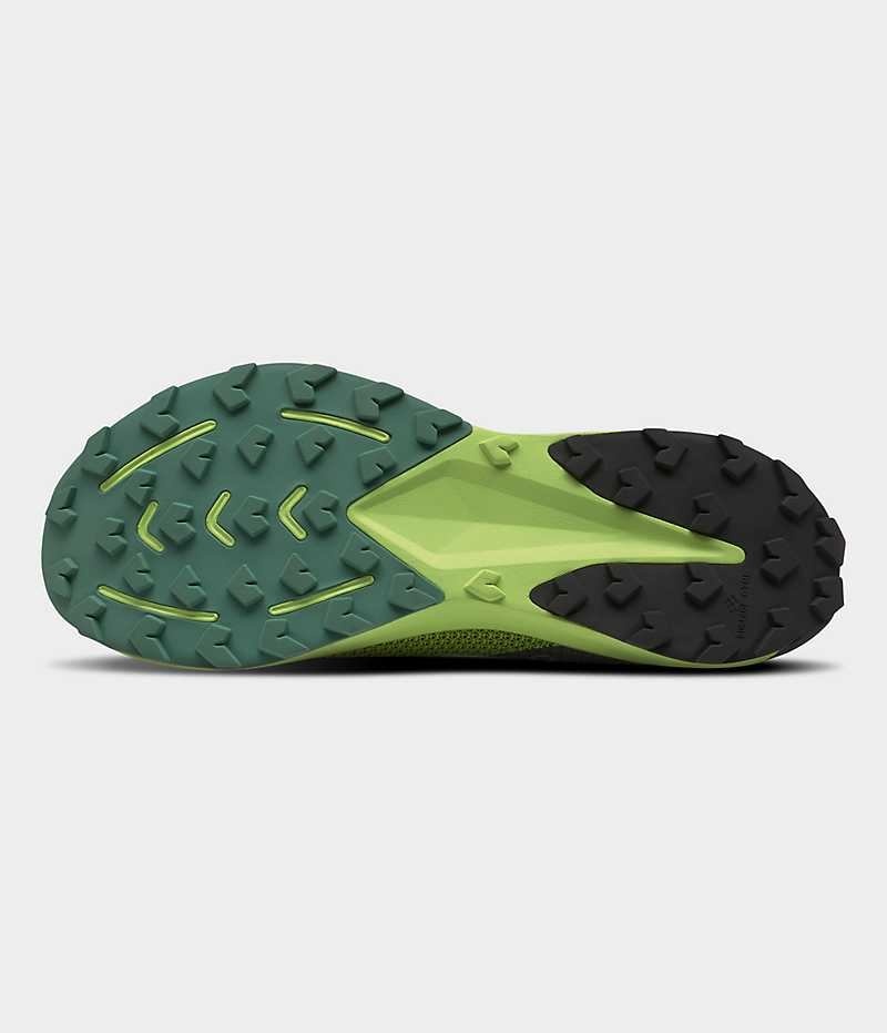 Green / Black Men's The North Face Summit Series VECTIV Sky Trail Running Shoes | IRELAND CONI