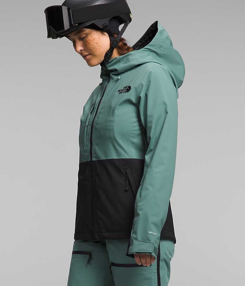 Green / Black Women's The North Face Freedom Stretch Insulated Jacket | DUBLIN GQNZ