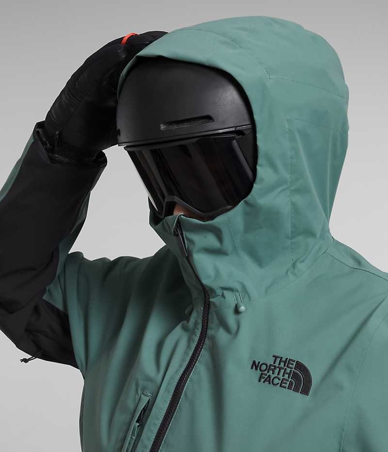 Green / Black Women's The North Face Plus Freedom Stretch Insulated Jacket | DUBLIN GCBN