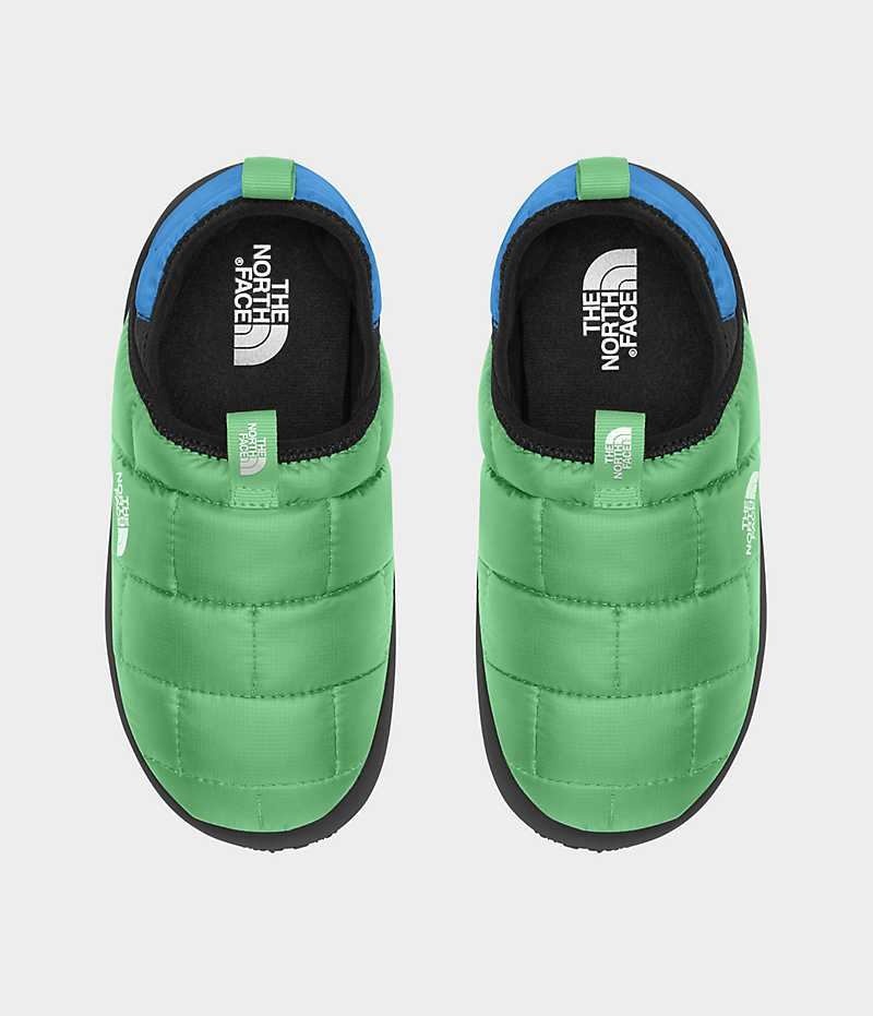 Green / Blue Boys' The North Face ThermoBall™ Traction II Mules | DUBLIN ENFU