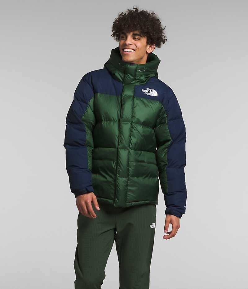 Green / Navy Men\'s The North Face HMLYN Down Coat | DUBLIN XRZQ