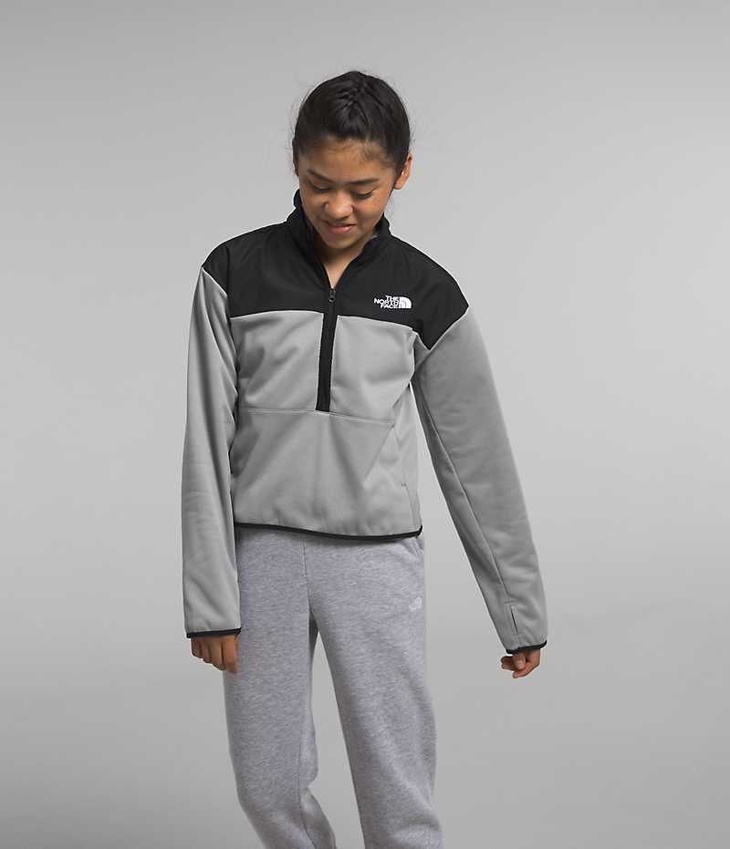 Grey Girls\'\' The North Face Winter Warm ½-Zip Sweatshirt | IRELAND RYCD