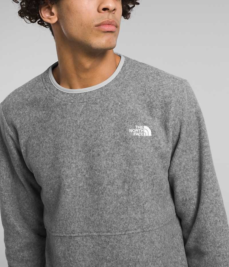 Grey Men's The North Face Alpine Polartec® 100 Crew Pullover | DUBLIN VCQD