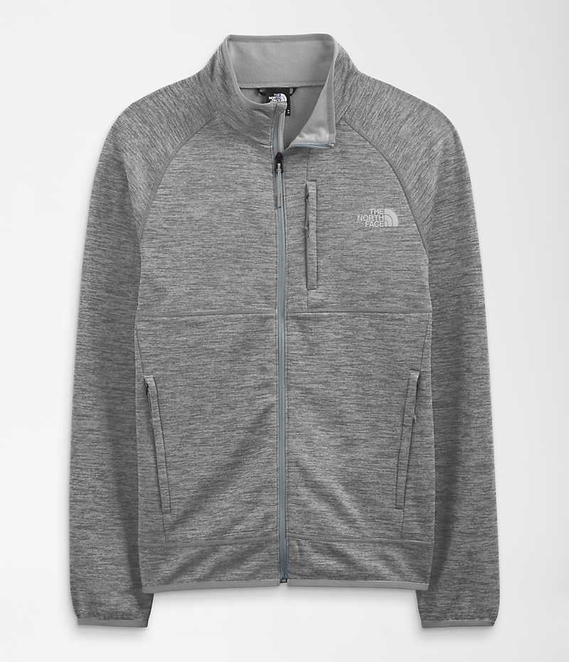 Grey Men's The North Face Canyonlands Full-Zip Fleece Jacket | IRELAND GSRL