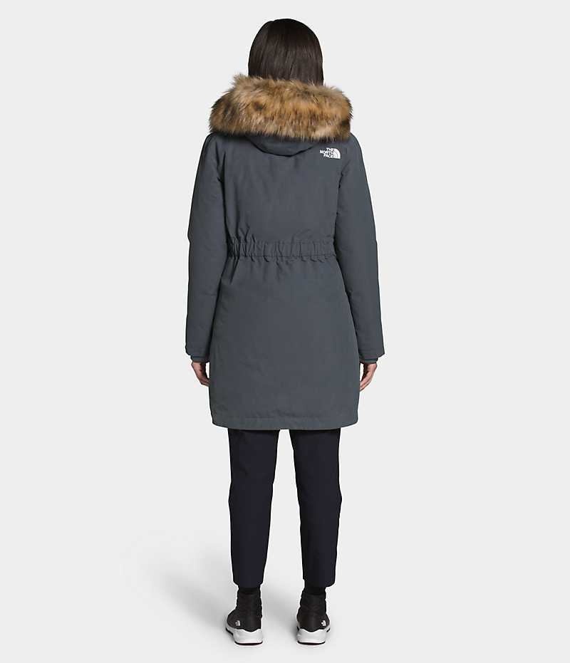 Grey Women's The North Face Arctic Coat | DUBLIN DPKN