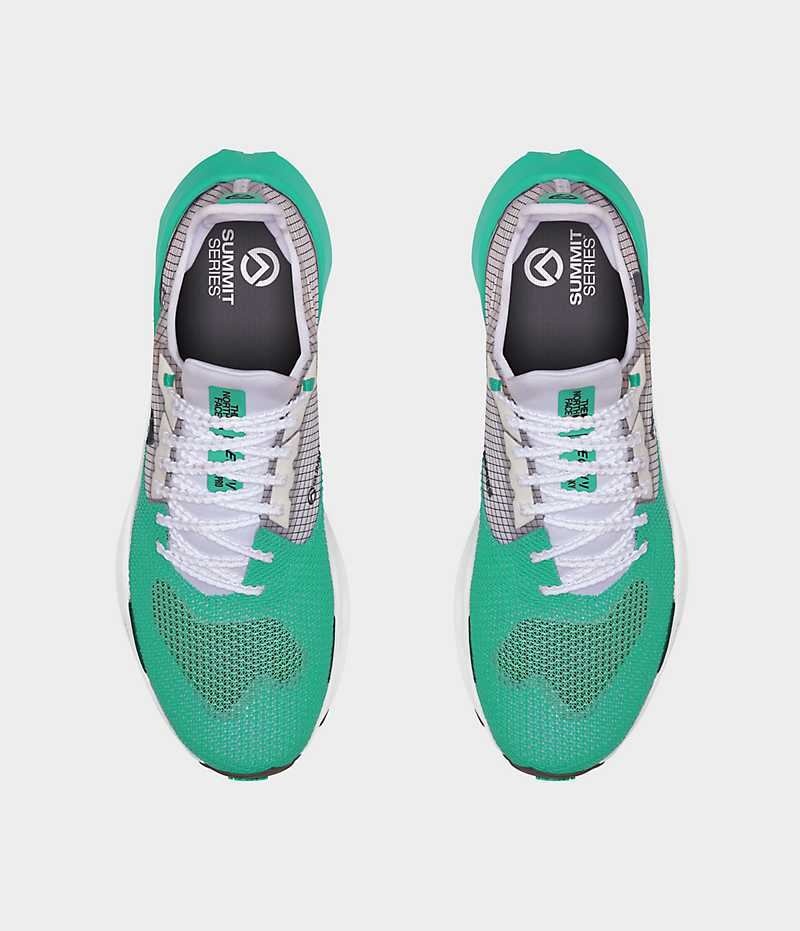 Grey / Turquoise Women's The North Face Summit Series VECTIV Sky Trail Running Shoes | DUBLIN GXLQ